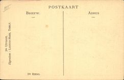 VINTAGE POSTCARD Illustrator Uitgave Eigendom Lannoo Maes Thielt