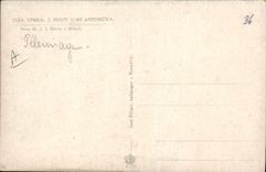 VINTAGE POSTCARD Illustrator Joza Uprka Z Pouti U Sv Antonicka