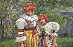 VINTAGE POSTCARD Illustrator J Jachym