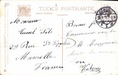 VINTAGE POSTCARD Illustrator Easter Militaria Chick