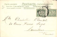 VINTAGE POSTCARD Illustrator Friesland Windmill