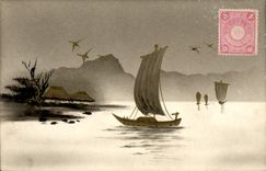 CPA Japon Nippon Bateau 