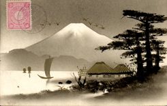 CPA Japon Nippon Barque