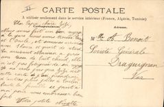 VINTAGE POSTCARD Bateau War sailors Operates Winch