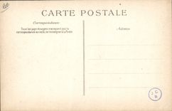 VINTAGE POSTCARD Boat War Catastrophe of the armor Freedom Toulon September 25th, 1911 wrecks