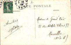 CPA Bateau Guerre Explosion de la Liberte Breche faite au cuirasse Republique 