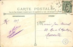 VINTAGE POSTCARD Boat War Catastrophe of Iena after the explosion Seen in prospect for the dimension starboard and basin