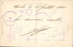 CPA Illustrateur Gervese Nos marins Avant l'inspection