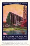 CPA Train Chemin de fer d'Alsace et de Lorraine Aqueduc romain de Jouy aux Arches Moselle 