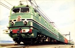 CPM Train Locomotive electrique CC 7100 SNCF