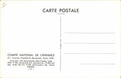 MODERN CARD electric Train Engine 2D2 9100