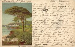 VINTAGE POSTCARD Train Dimensions Northern Azure and PLM