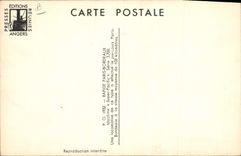 MODERN CARD Train PO 1932 Rapid Paris Bordeaux Machine Super Pacific Series 3700