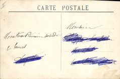 VINTAGE POSTCARD Tramway Lyon Train Parks of Brotteaux the station of the trams Cookies Olibet