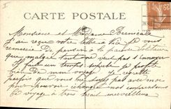 CPA Tramway Train Nice Avenue de la Victoire