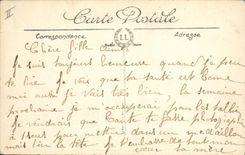 CPA Tramway Train Hotel de ville 