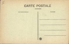 VINTAGE POSTCARD Tramway Train Lyon Station of the trams has Perrache and monument of the Republic Menier Chocolate