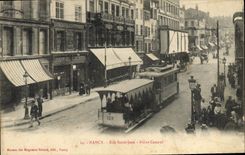 VINTAGE POSTCARD Tram Train Holy Nancy Street Jean Point Central