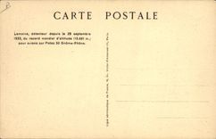 El sostenedor de Lemoine del plano de la aviación de la POSTAL de la VENDIMIA de los récores mundiales de la altitud acepilla el gnomo de Potez 50 Rhone