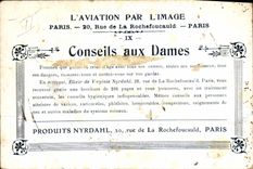 Plano de la aviación de la POSTAL de la VENDIMIA cruzado del canal inglés