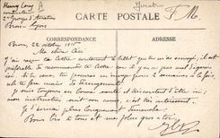 Cuadro total plano de Bron de la aviación de la POSTAL de la VENDIMIA del campo de aviación