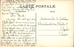 VINTAGE POSTCARD Aviation Plane Louis Bleriot crosses the first the English Channel