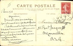 VINTAGE POSTCARD Aviation Biplane Paulham