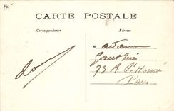 VINTAGE POSTCARD Aviation Plane Airplane Antoinette goes up by Latham Under test to the camp of Trawl-nets