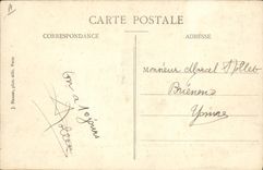 VINTAGE POSTCARD Aviation Monoplane Antoinette controls by Thomas