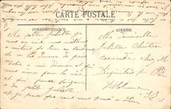 VINTAGE POSTCARD Aviation Plane Great about fifteen Le Havre Trouville Deauville the crossing Bay