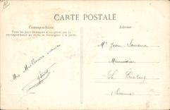 VINTAGE POSTCARD Aviation Plane leblanc on Bleriot