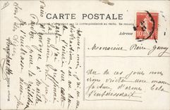 VINTAGE POSTCARD Aviation Plane Esnault Pelterie on monoplane has Bux November 26th, 1908