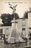 VINTAGE POSTCARD Aviation Plane Toul monument of aviation