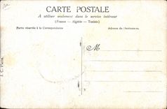 VINTAGE POSTCARD Aviation Plane Bleriot Airplane Seen of before the engine and the propellers