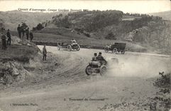 CPA Automobile Circuit d'Auvergne coupe gordon Bennett 1905 Tournant du gendarme