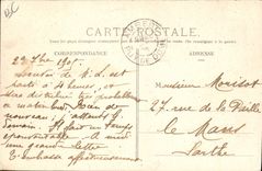 CPA Automobile Circuit d'Auvergne coupe gordon Bennett 1905 Nebouzat tournant des 4 routes