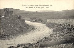 CPA Automobile Circuit d'Auvergne coupe gordon Bennett 1905 Virage de la mort pres Lastic 