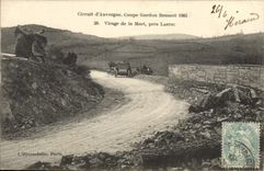 CPA Automobile Circuit d'Auvergne coupe gordon Bennett 1905 Virage de la mort pres Lastic 
