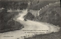 CPA Automobile Circuit d'Auvergne coupe gordon Bennett 1905 Grand tournant pres la Baraque 