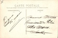 El circuito del automóvil de la POSTAL de la VENDIMIA de Auvergne corta el panorama 1905 de Gordon Bennett de Rochefort y de los dos turnings