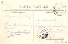 CPA Automobile Circuit d'Auvergne coupe gordon Bennett 1905 Panorama de Clermont Ferrand Route de Nohanent