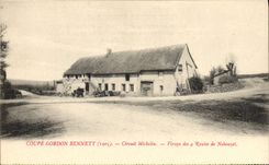 CPA Automobile Circuit d'Auvergne coupe gordon Bennett 1905 Circuit Michelin Virage des 4 routes de Nebouzat 