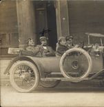 CARTE PHOTO Automobile Lyon 