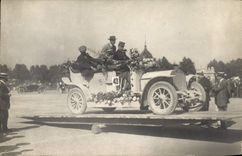 CARTE PHOTO Automobile Militaria 