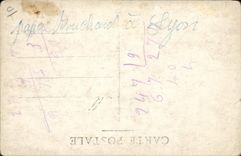 CARTE PHOTO Automobile Papa Bouchard a lyon