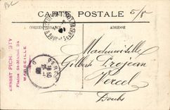 La POSTAL de la VENDIMIA Sainte la vuelta del bálsamo tiene Marsella de porque automóvil