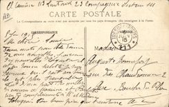 VINTAGE POSTCARD Drill of Compiegne buses