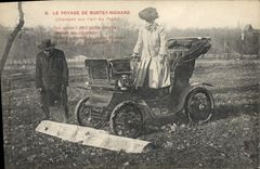 VINTAGE POSTCARD Automobile the voyage of Burtey Richard