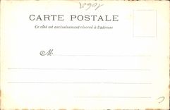 VINTAGE POSTCARD Automobile (drawing with the hand)