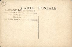 VINTAGE POSTCARD Automobile Wisdom Dion Puteaux Button